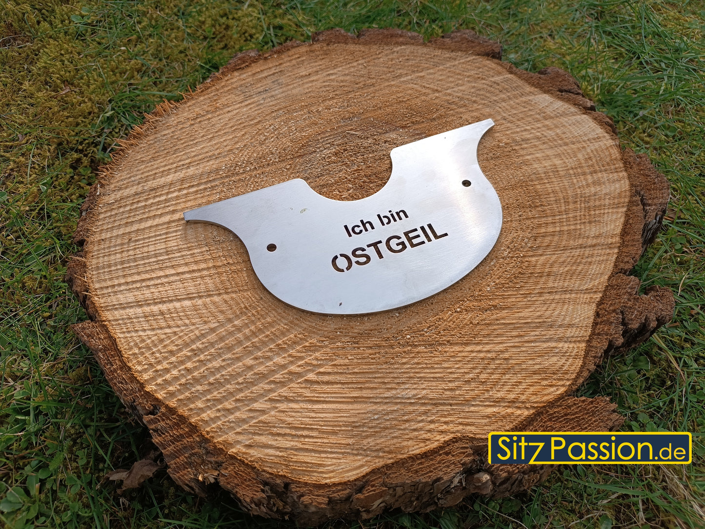 Custom-Armaturenblech Knieblech - Simson Schwalbe KR51 - "Ich bin OSTGEIL"