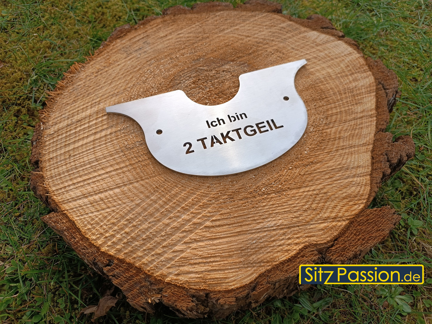 Custom-Armaturenblech Knieblech - Simson Schwalbe KR51 - "Ich bin 2 TAKTGEIL"