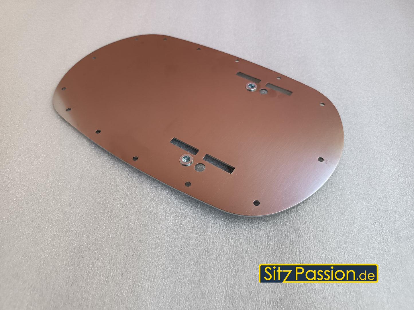 Sitzbank - Edelstahlplatte Simson Star Spatz