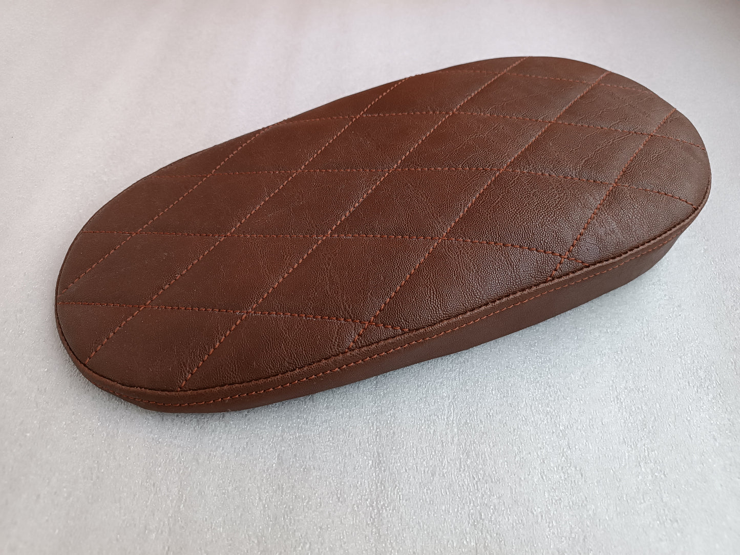 Sitzbank braun mit abgesteppter Naht in braun - Simson Schwalbe KR51