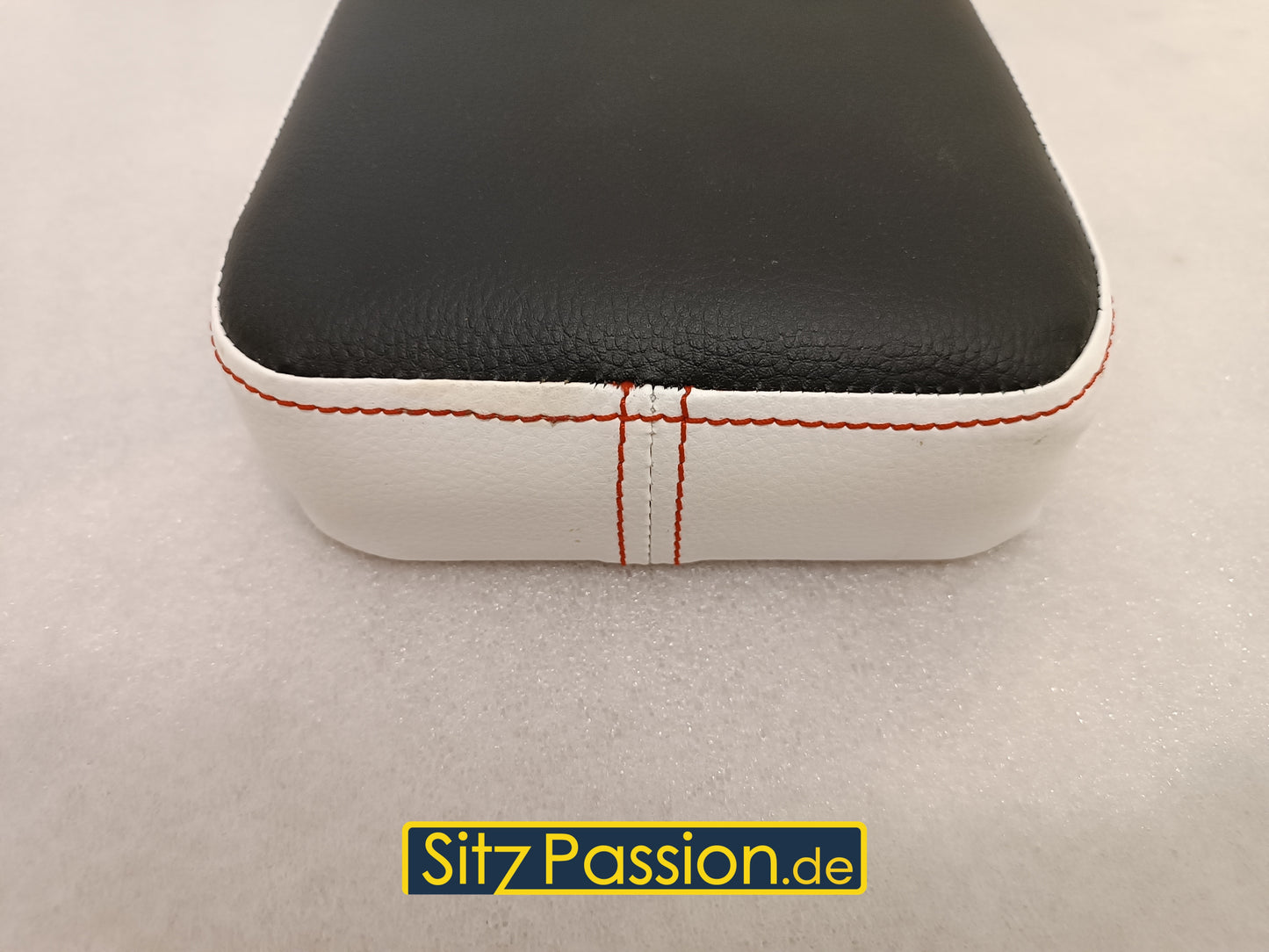 Sitzbank weiß schwarz - Simson Star - Spatz
