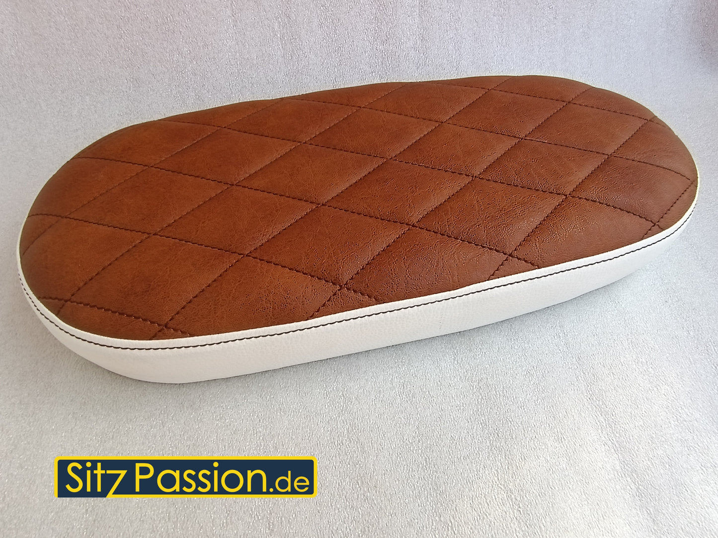 Sitzbank braun abgesteppt - Simson Schwalbe KR51